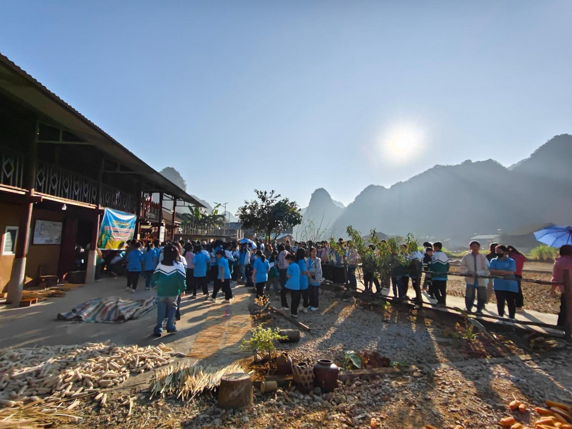 Nung An Homestay Quang Uyen Extérieur photo
